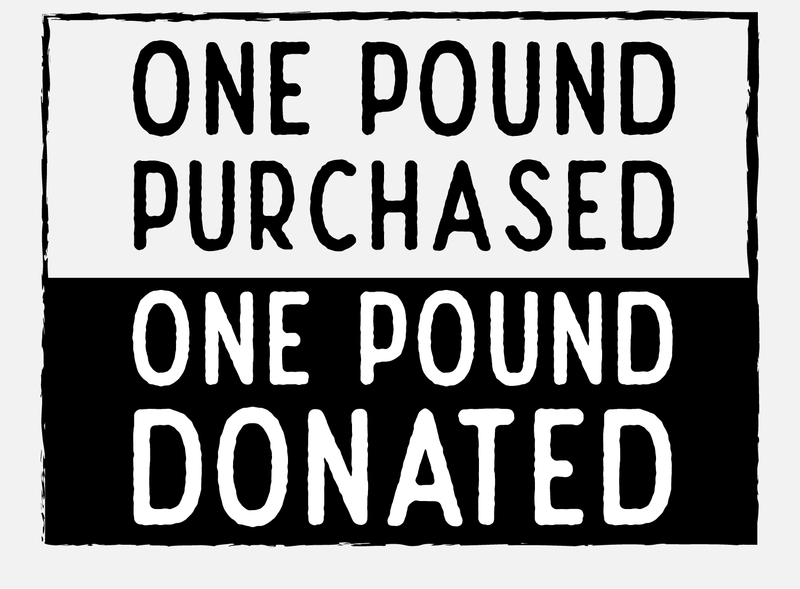 Roots Farm Fresh donates a pound of sweet potatoes for every pound purchased.