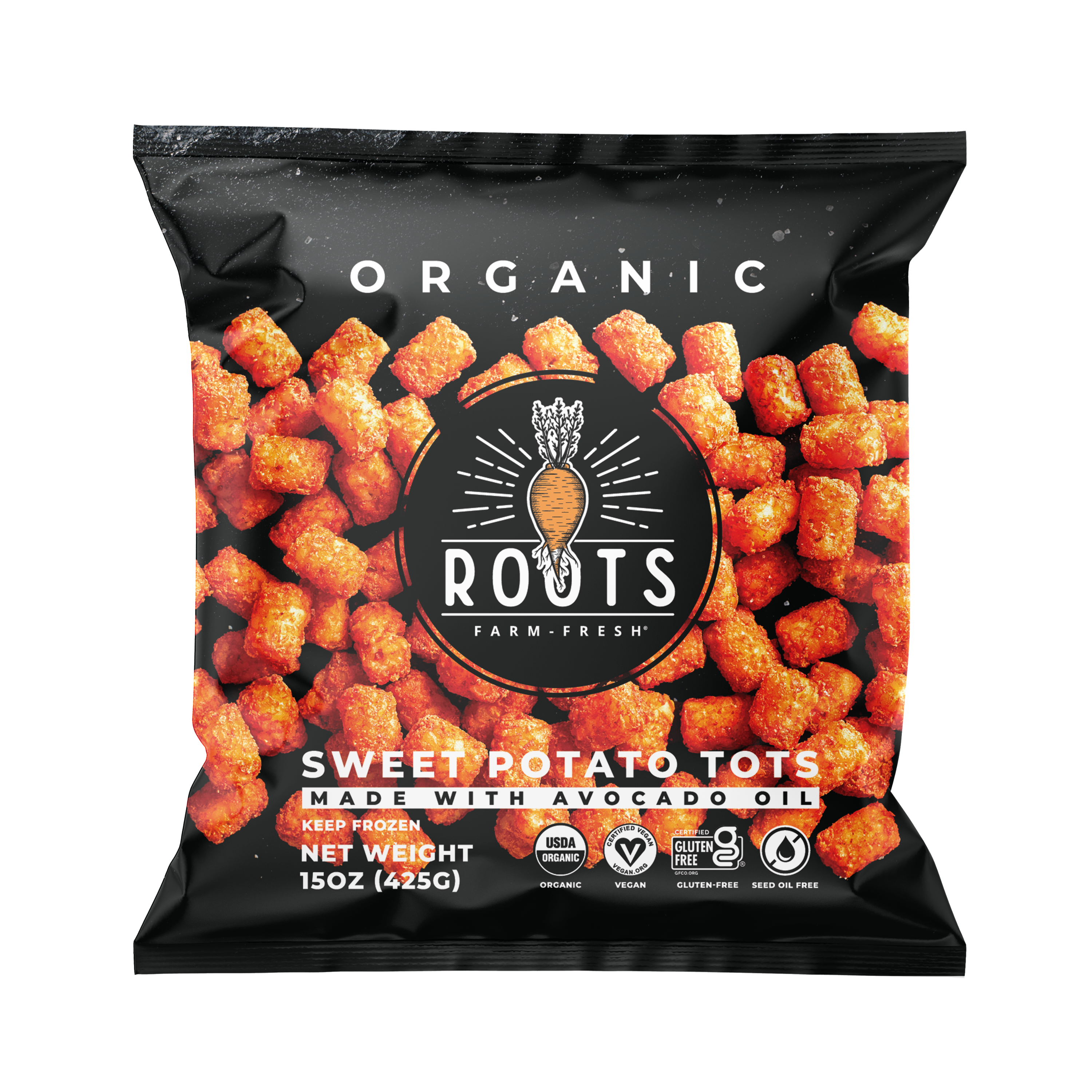 Seed Oil Free Sweet Potato Tots | Roots Farm Fresh