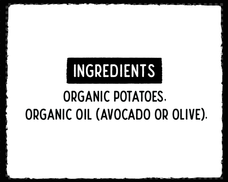 Roots Farm Fresh crinkle cut fries are made with just two simple ingredients.