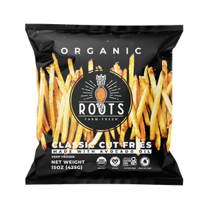 Best organic seed oil free classic cut fries made with avocado oil, healthy frozen fries with only two clean ingredients