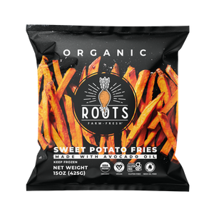 Best organic sweet potato fries seed oil free made with avocado oil, healthy frozen fries with simple clean ingredients