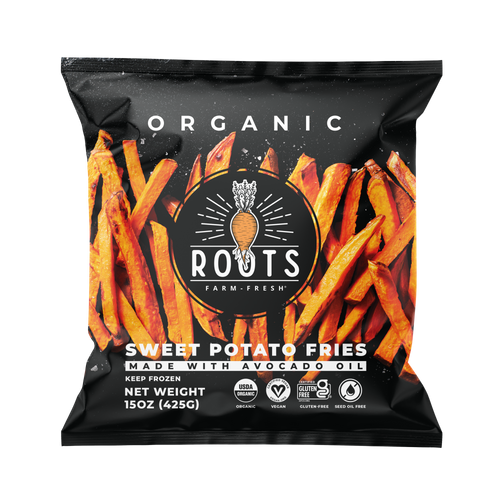 Best organic sweet potato fries seed oil free made with avocado oil, healthy frozen fries with simple clean ingredients