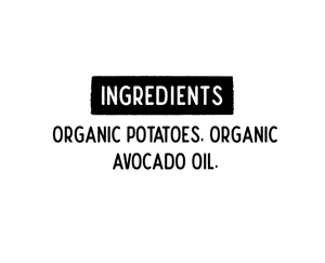 Roots Farm Fresh fries are made with two simple organic ingredients